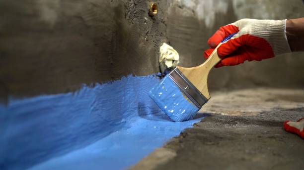 SJ Waterproofing Pros commercial waterproofing team near New Hyde Park, NY